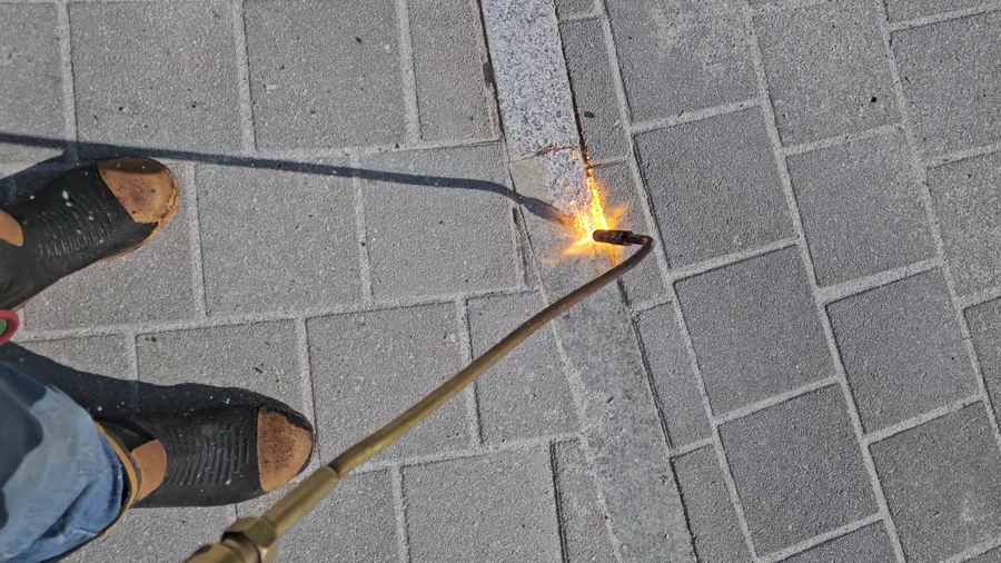 화강석 병행 시공