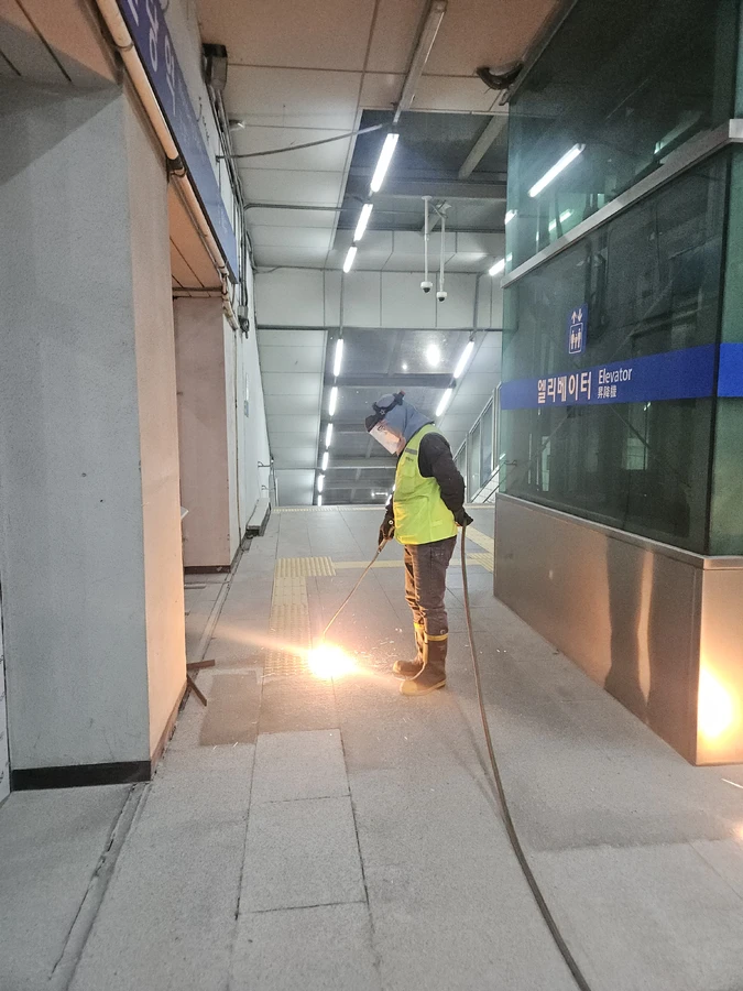 서초 대리석버너구이 — 서울 서초구 계단 디딤판 가공